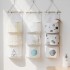 Dormitory cotton and linen fabric storage bag, Nordic-style, stylish, three-dimensional hanging dormitory wall storage bag