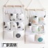 Factory Direct Cotton and Linen Fabric Storage Hanging Bags, Simple Nordic Style, Wall-Mounted Dorm Door Storage Bags