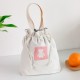 Japanese-style insulated lunch box, aluminum foil, cooler picnic bag, thickened cotton and linen student lunch tote bag with logo