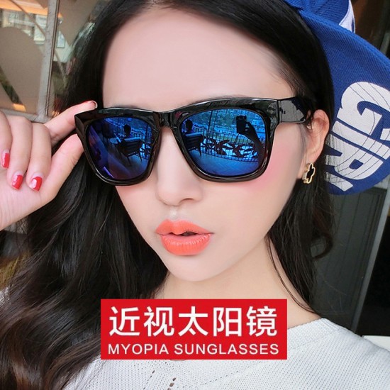 New ready-made myopia sunglasses, new sunglasses with fashionable myopia lenses, 100 to 400 degrees