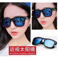 New ready-made myopia sunglasses, new sunglasses with fashionable myopia lenses, 100 to 400 degrees