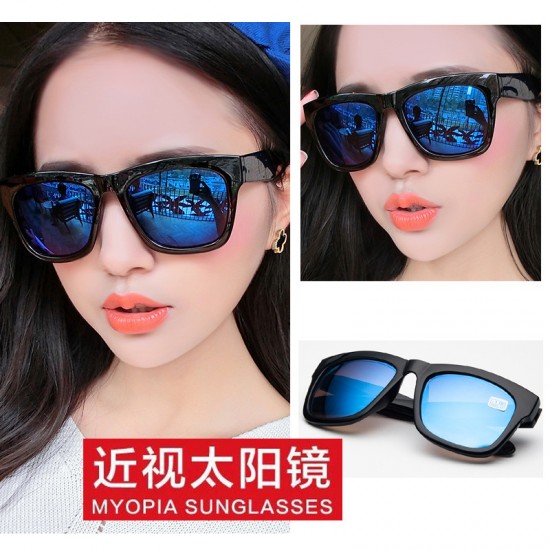New ready-made myopia sunglasses, new sunglasses with fashionable myopia lenses, 100 to 400 degrees