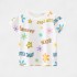 European and American style children's clothing, new summer children's T-shirts, round neck, short sleeves, printed cartoon tops for boys and girls