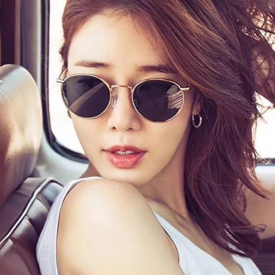 New cross-border cat-eye half-frame sunglasses for women, Instagram-style avant-garde sunglasses, European and American fashion influencer sunglasses