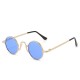New retro metal polarized sunglasses, personalized street style UV protection sunglasses, men's toad driving sunglasses