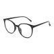 New retro round-frame blue light blocking glasses, fashionable, midi, natural, fresh glasses frames, lightweight and stylish.