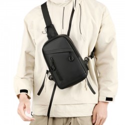 New men's bag, stylish casual single shoulder bag, trendy crossbody bag for urban street, multi-functional travel bag, backpack for business commuting