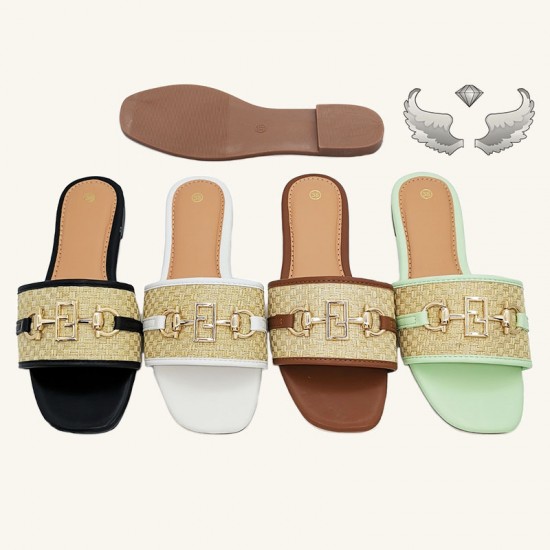 Factory Sandals: French-style Roman sandals for women, summer chunky heels, stylish and fashionable, single-strap buckle high heels.
