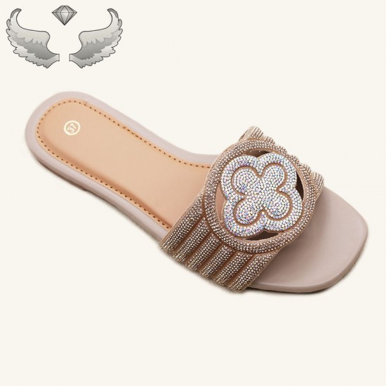 Cape Verde high-quality ladies' slippers: fashionable straw-strap women's slippers