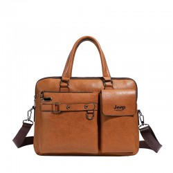 New style retro men's bag, European style men's casual single-shoulder bag, multi-layer business casual bag, trendy cross-body bag for men, large capacity men's single-shoulder bag