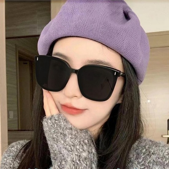New Men's Sunglasses, Large Frames, Slimming, Cool-Looking, Stylish, UV Protection Sunglasses for Women, Trendy Korean Eyewear