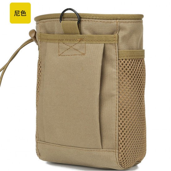 Hoyoo tactical small recycling bag, multi-purpose hiking miscellaneous bag, storage bag, military enthusiast magazine loading waist bag (RANDOM COLOR)