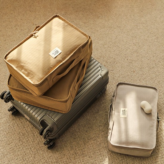 Large-sized pure cotton see-through dust covers for down jackets and coats, hanging suit storage bags