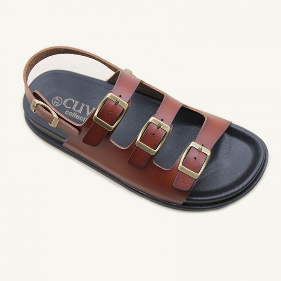 Factory direct sale, thick-soled buckled sandals, fashionable casual beach shoes for women, craft shoes, ladies sandals.