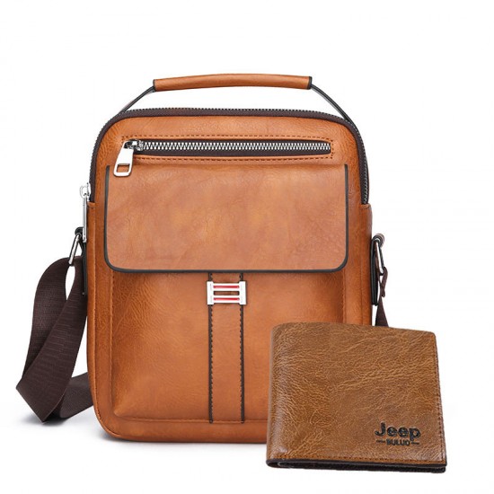 Men's single shoulder bag, outdoor casual mobile phone zero-coin storage handbag, vertical style Korean-style retro business cross-body men's bag