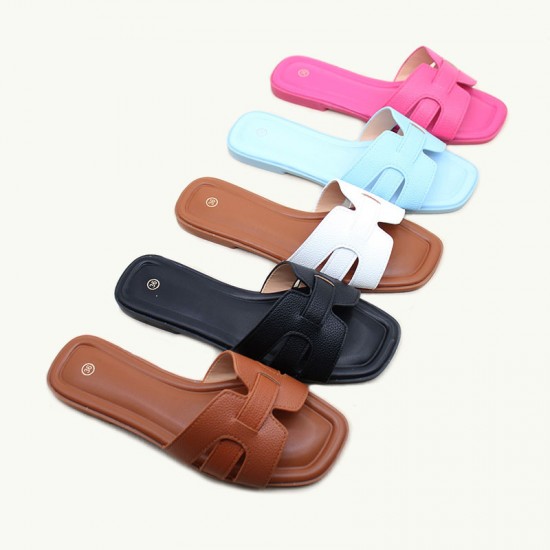 Belize new wholesale fashionable rhinestone flat slippers, beach slippers, hot-selling slippers