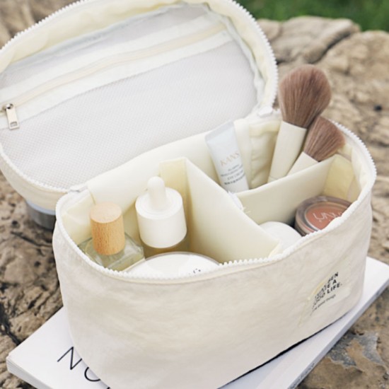 Japanese-style thickened canvas chair hanging bag, sundry storage bag, car wall-mounted snack and small item storage bag.