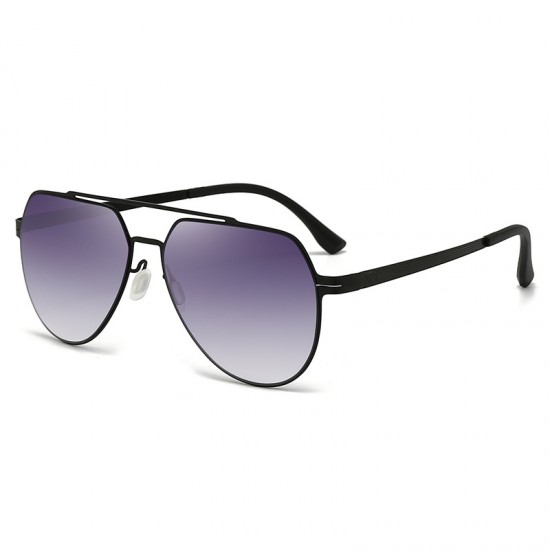 New ultra-light men's double-bridge sunglasses, high-end, driving and fishing sunglasses, fashionable double-bridge toad sunglasses