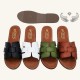 Foreign trade Chaozhou women's shoes, fashionable and versatile flat flip-flops, craft shoes, wholesale slippers.