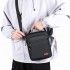 Laptop bag, men's horizontal style checkered Korean-style men's bag, office document bag, single shoulder bag, information storage crossbody bag
