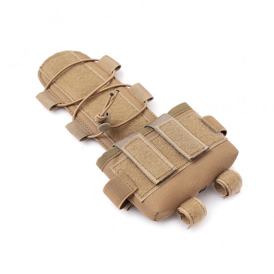 Tactical nylon balance bag, FAST helmet counterweight bag, MK2 helmet battery accessory bag, realistic CS (RANDOM COLOR)