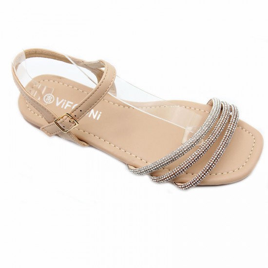 Guyana wholesale direct sales of women's summer beach shoes, non-slip and wear-resistant, fashionable diamond-studded sandals.