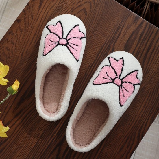 Best-selling cross-border cartoon animal cow, cat, and dachshund patchwork warm cotton slippers, couple's style for warm women