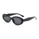 New summer metal square-frame sunglasses for men, Korean-style fashionable driving glasses with UV protection.