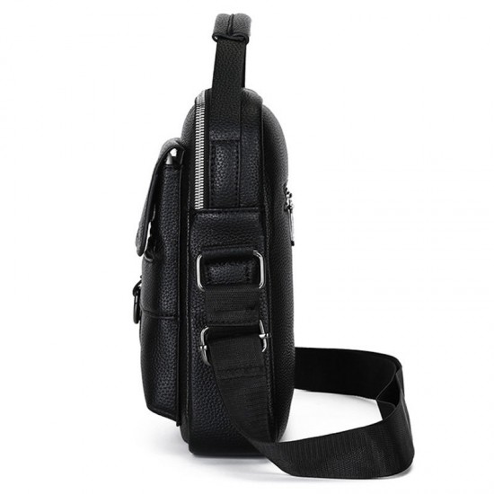 Men's handbag, woven new style handbag, men's business large-capacity handbag, wallet, trendy soft leather men's money clip bag