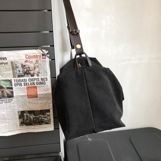 Thick canvas storage bag hanging bag, wall-mounted behind door, wall-mounted storage bag, fabric miscellaneous items hanging pocket, large capacity