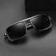 New Cross-Border Harley Sunglasses, Fashionable Driving Mirrors, Retro Thickened Double-Bridge Metal Punk Men's Men's Sunglasses