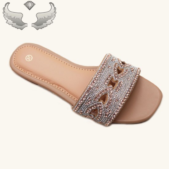 Suriname wholesale direct sales: fashionable rhinestone outdoor summer slippers, wholesale slippers