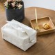 Tianshan cotton and linen tissue box, simple waterproof desktop tissue drawer, creative and stylish hanging household tissue holder