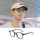 New retro round-frame blue light blocking glasses, fashionable, midi, natural, fresh glasses frames, lightweight and stylish.