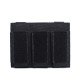 New outdoor double-link small clip bag outdoor multi-purpose accessory pouch tactical vest accessory bag (RANDOM COLOR)