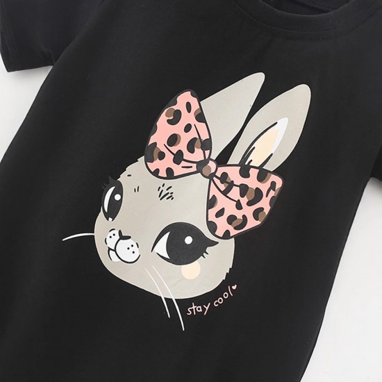 2025 summer style, new European and American children's summer style, small and medium-sized children's clothing, cartoon girl's cotton embroidered skirt, children's dress