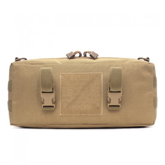 Outdoor large miscellaneous storage bag, waterproof tactical accessories sports waist bag, Molle accessory medical bag (RANDOM COLOR)