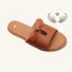 Cross-border direct sales Cape Verdean craft shoes, fashionable flat-soled flip-flops, wholesale. Slippers