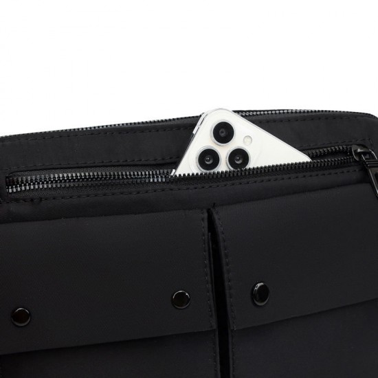 Outdoor sports bag, new trendy men's single shoulder crossbody bag, Korean version, simple and elegant water-resistant casual chest bag