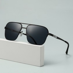 New fashionable polarized sunglasses for men, high-end casual fashion glasses, men's driving square-frame sunglasses, cross-border sunglasses