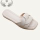 Foreign Trade Chaozhou Women's Shoes Summer Fashionable Versatile Non-Slip Flip Flops with Metallic Decorations, Wholesale Slippers