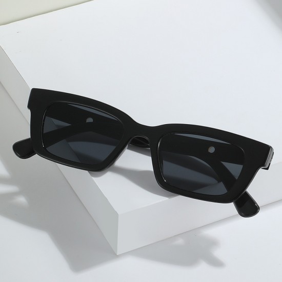 European and American rimless slimming, high-end sunglasses, cross-border new retro influencer sunglasses, millennial hot girl sunglasses.