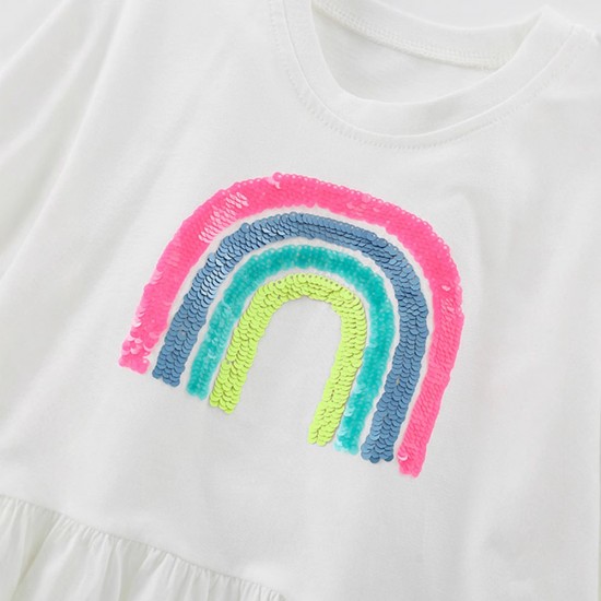 Girls' princess dress, new European and American summer style, stylish skirt, small and medium-sized elegant baby dress