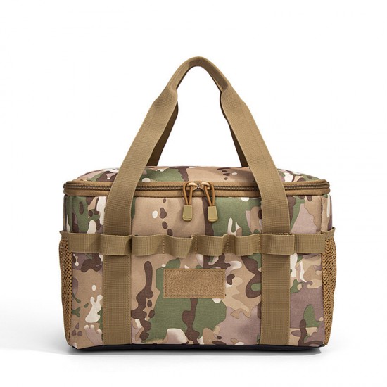 Outdoor multi-functional key hanging strap, MOLLE woven strap hanging strap, multi-purpose belt tool keychain (RANDOM COLOR)