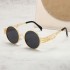 New cross-border European and American influencer polygonal faceted sunglasses, same style, stylish and personalized ins sunglasses