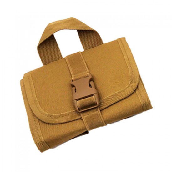 Mother and son single-link clip bag, accessory handgun clip bag, field combat vest hanging bag, tactical storage bag, field CS. (RANDOM COLOR)