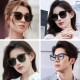 New Korean-style fashionable travel must-have non-polarized glasses for influencers in 2025 Unisex folding sunglasses