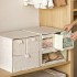 Tianshan cotton and linen wardrobe underwear and bra storage box Large-capacity, foldable household drawer-style storage box