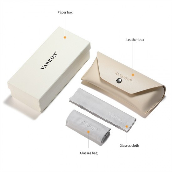 Wholesale glasses case set, simple black, portable, upper and lower lid packaging, pressure-resistant storage box.