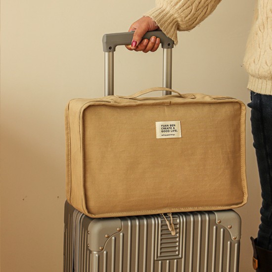 Large-sized pure cotton see-through dust covers for down jackets and coats, hanging suit storage bags